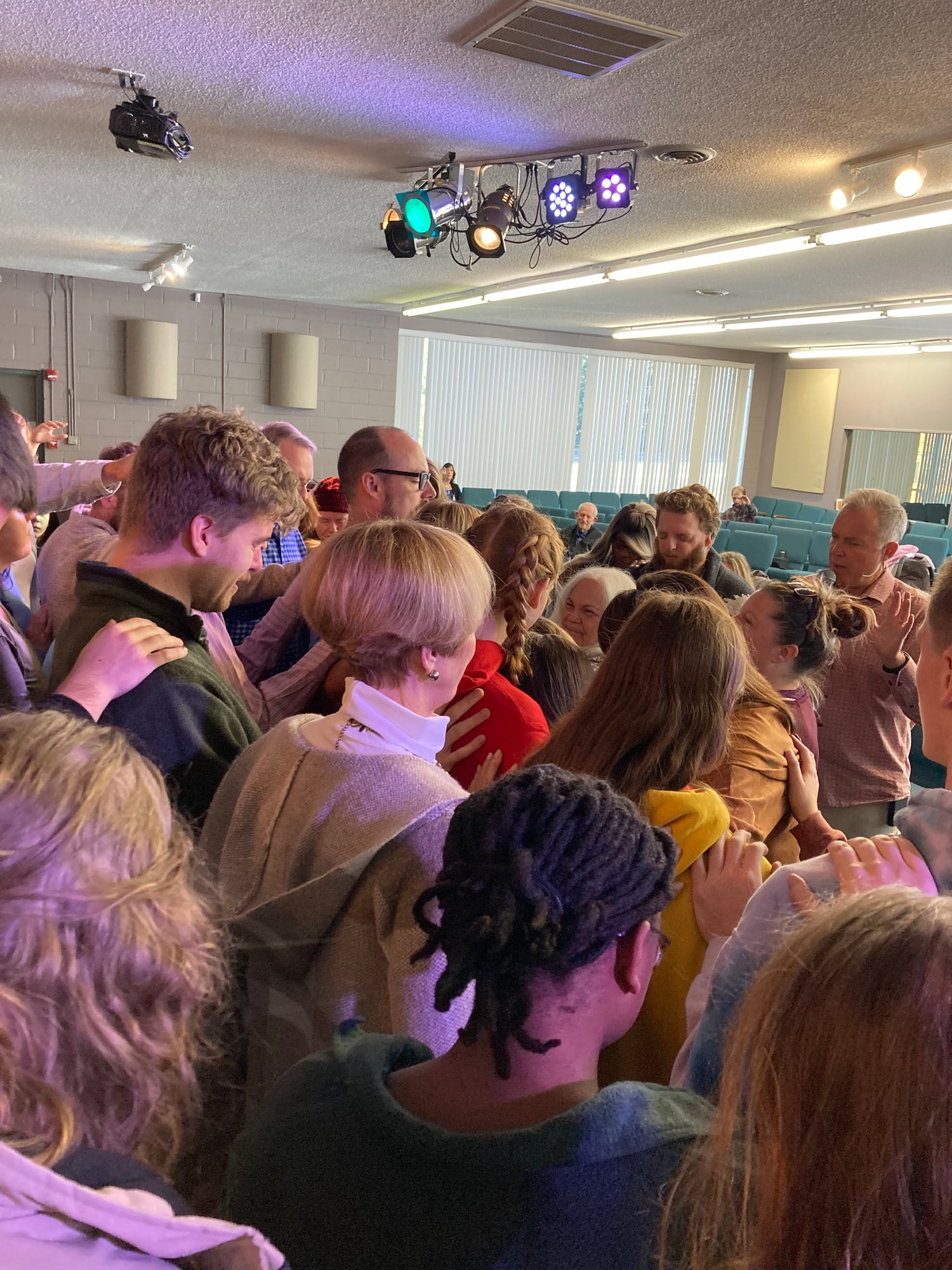 The Generation Church family gathered together in prayer